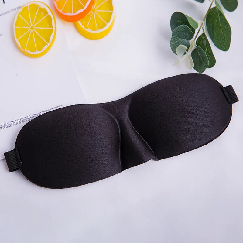 Upgraded Sleep Mask 3D Contoured Blackout Eye Mask for Sleeping with Adjustable Strap Soft Night Blindfold Eye Shades for Naps